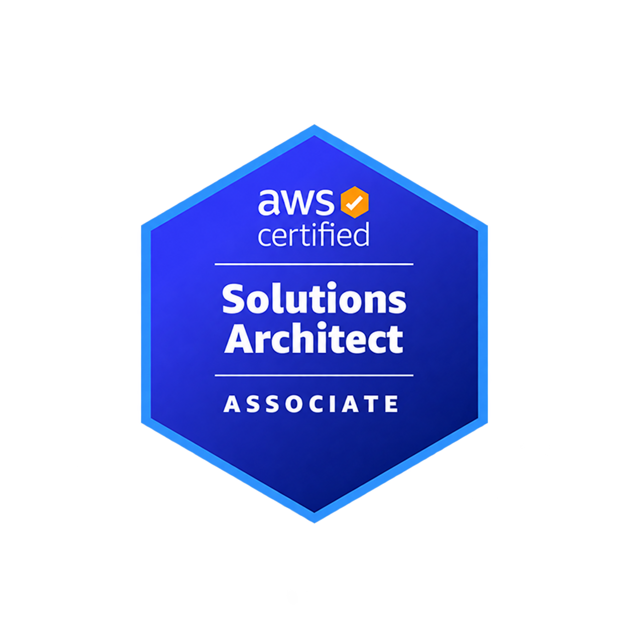 Official AWS Certified Solutions Architect – Associate badge